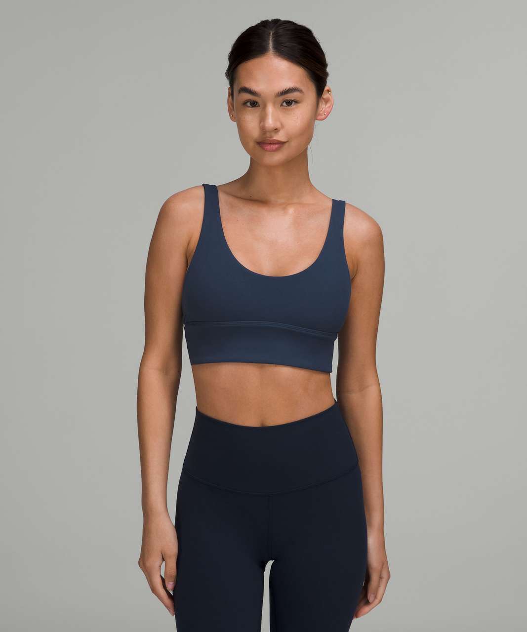 Lululemon Align Reversible Bra *Light Support, A/B Cup - Mineral Blue /  True Navy - lulu fanatics