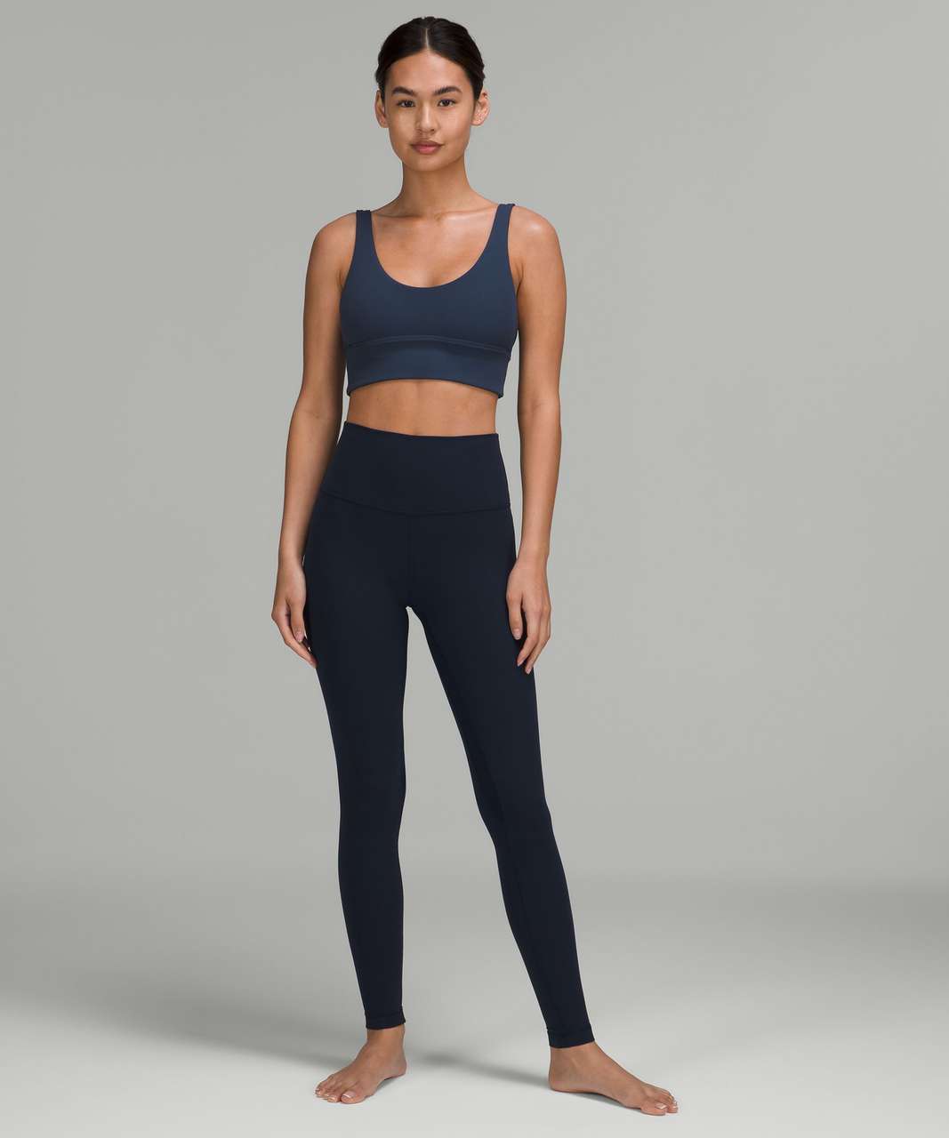 Lululemon Align Reversible Bra *Light Support, A/B Cup - Mineral Blue / True Navy