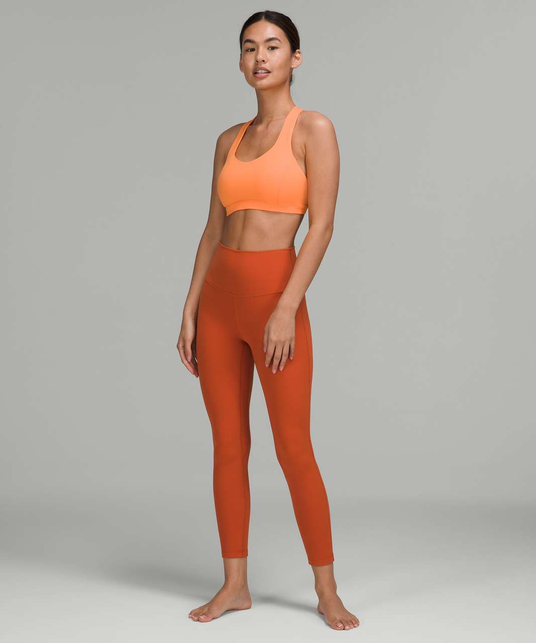 lululemon athletica, Pants & Jumpsuits, Orange Lululemon Leggings