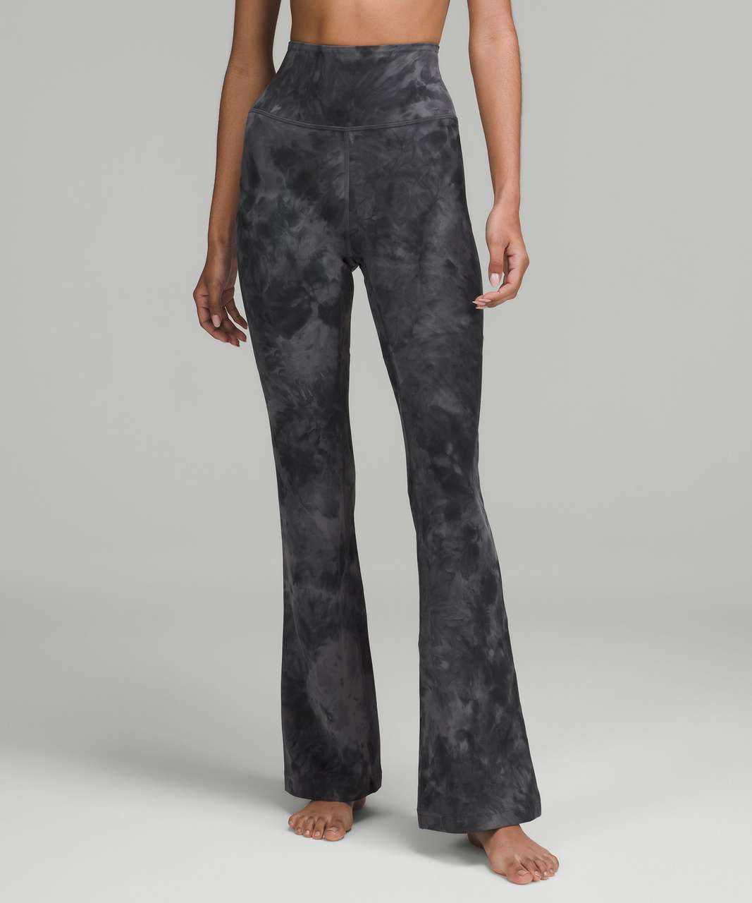 Lululemon Groove Super-High-Rise Flared Pant Nulu - Diamond Dye