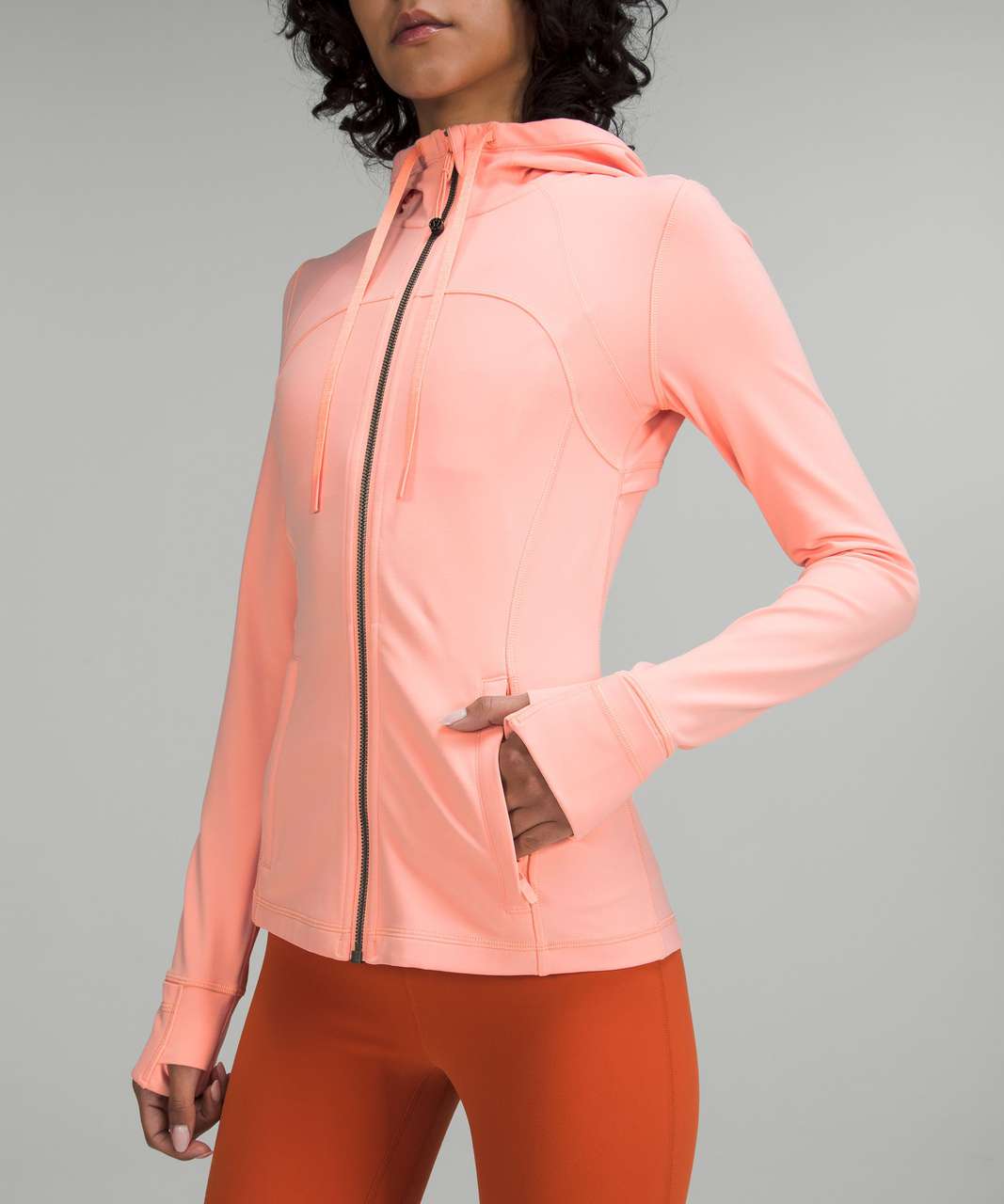 Lululemon Define Hooded Jacket Nulu In Pink