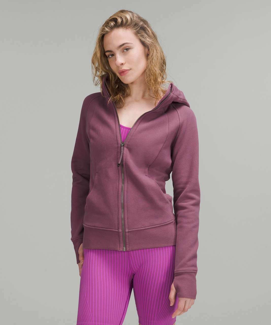 Scuba Full-Zip Hoodie, Heathered Velvet Dust