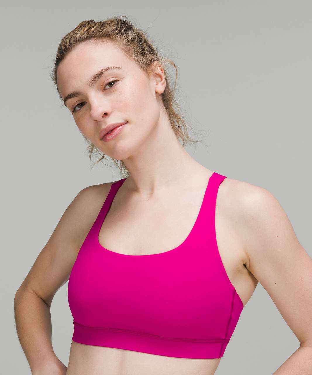 Lululemon Energy Bra *Medium Support, B–D Cups - Ripened Raspberry - lulu  fanatics