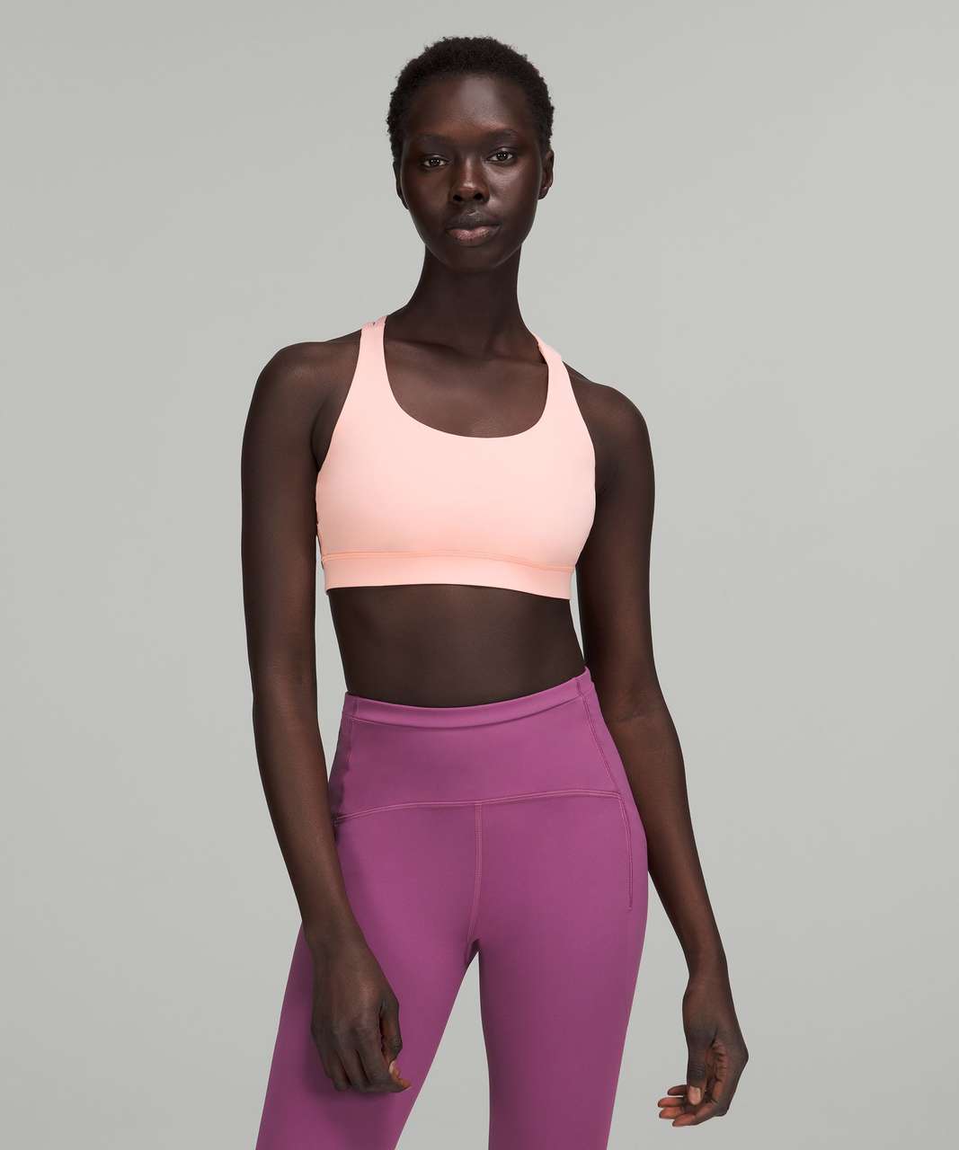 Lululemon Energy Bra - Zing Pink Light - lulu fanatics