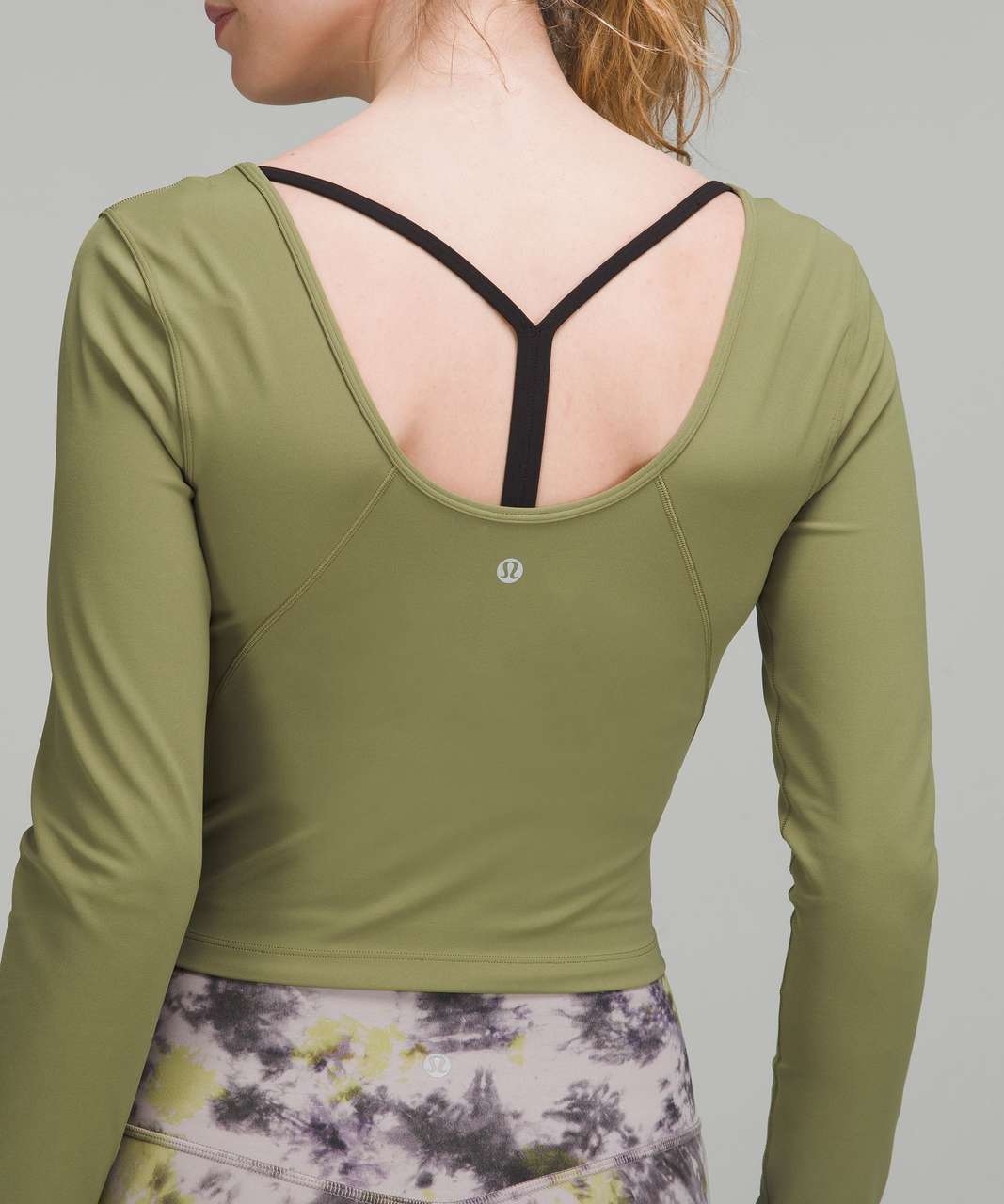 LULULEMON UK 6-8 (US 4) Align Long Sleeve Shirt £78 Green Foliage Yoga Bare  £45.00 - PicClick UK