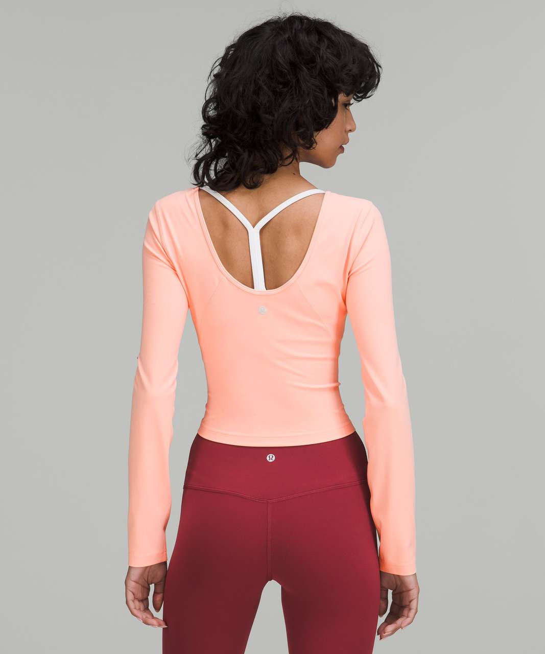 Lululemon Align Long Sleeve Shirt - Dew Pink - lulu fanatics