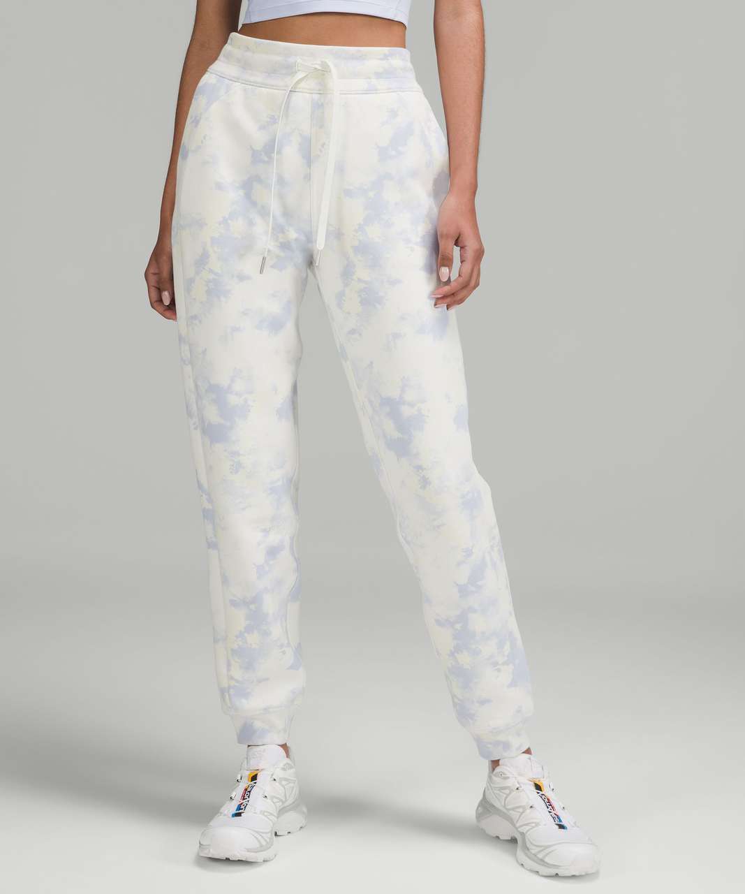 Lululemon Scuba High-Rise Jogger - Orbital Tie Dye Antique White Multi