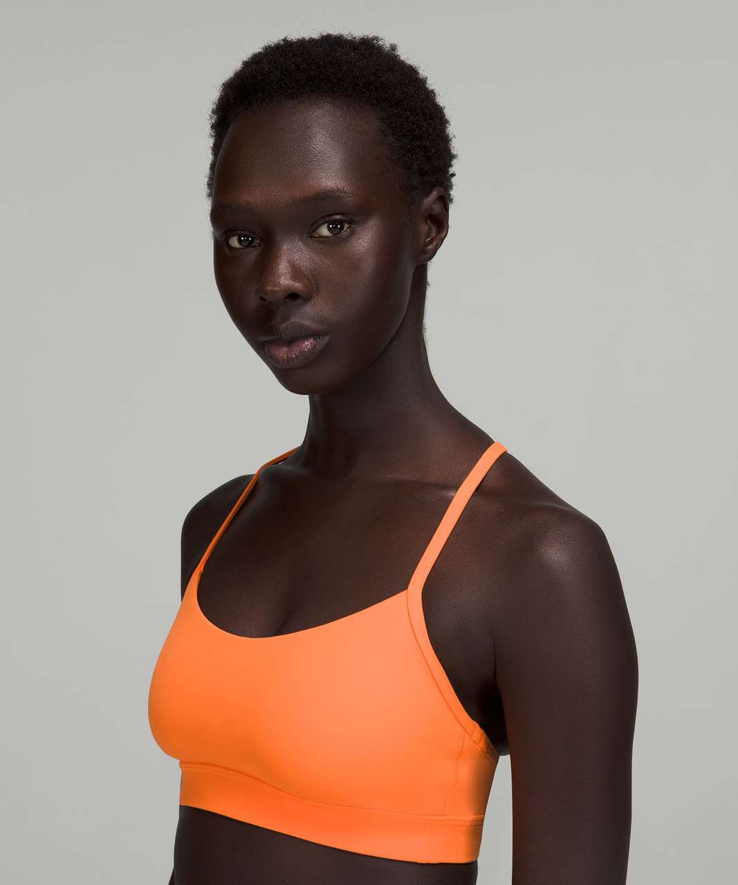 Lululemon Flow Y Nulu Bra *Light Support, A–C Cups - Orange Soda