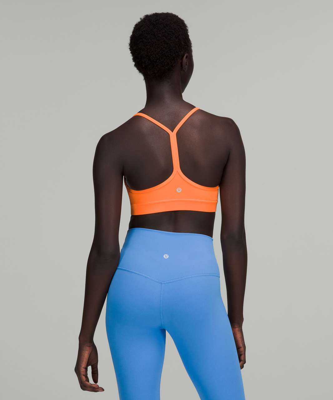 Lululemon Open-Back Cropped Training Tank Top - Orange Soda - lulu fanatics