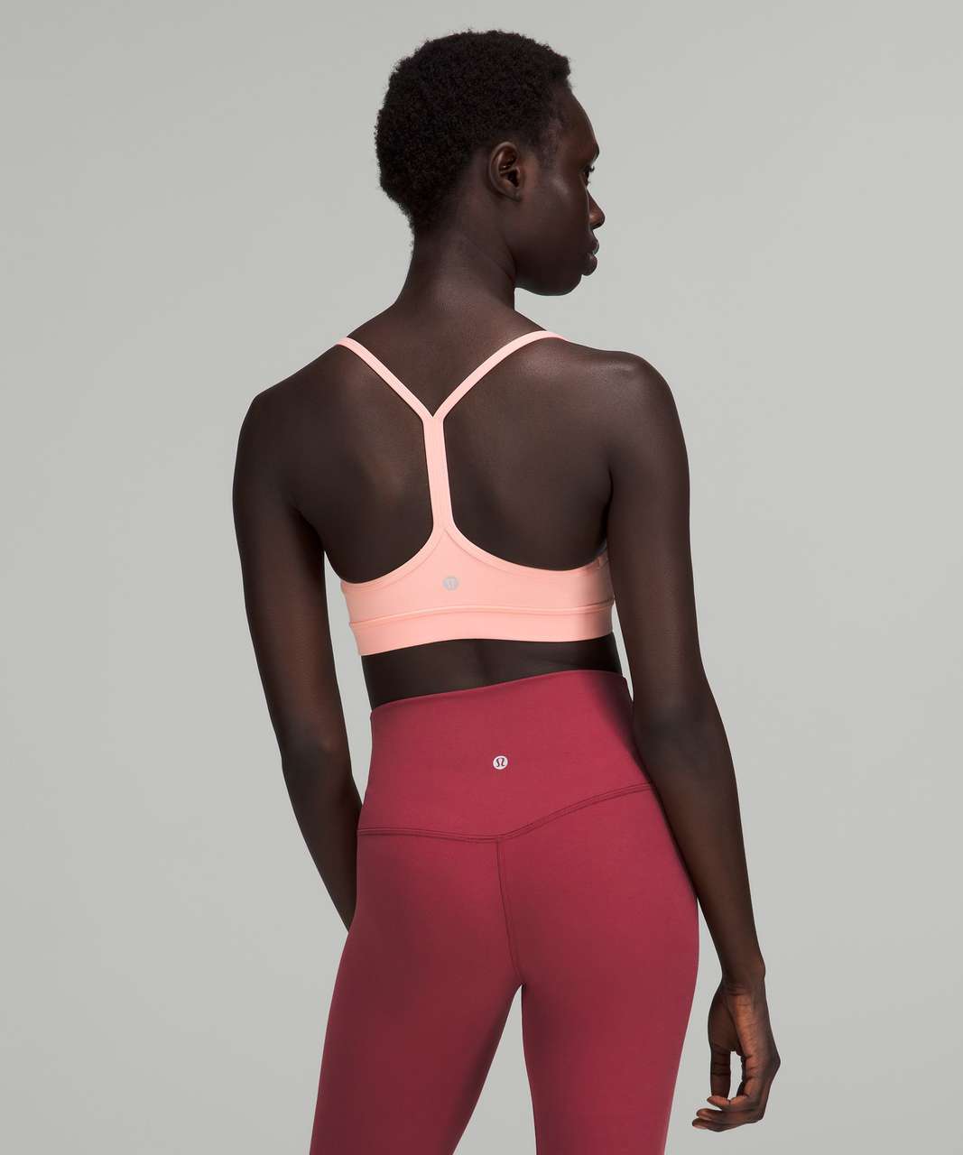 Lululemon Flow Y Nulu Bra *Light Support, A–C Cups - Dew Pink - lulu  fanatics