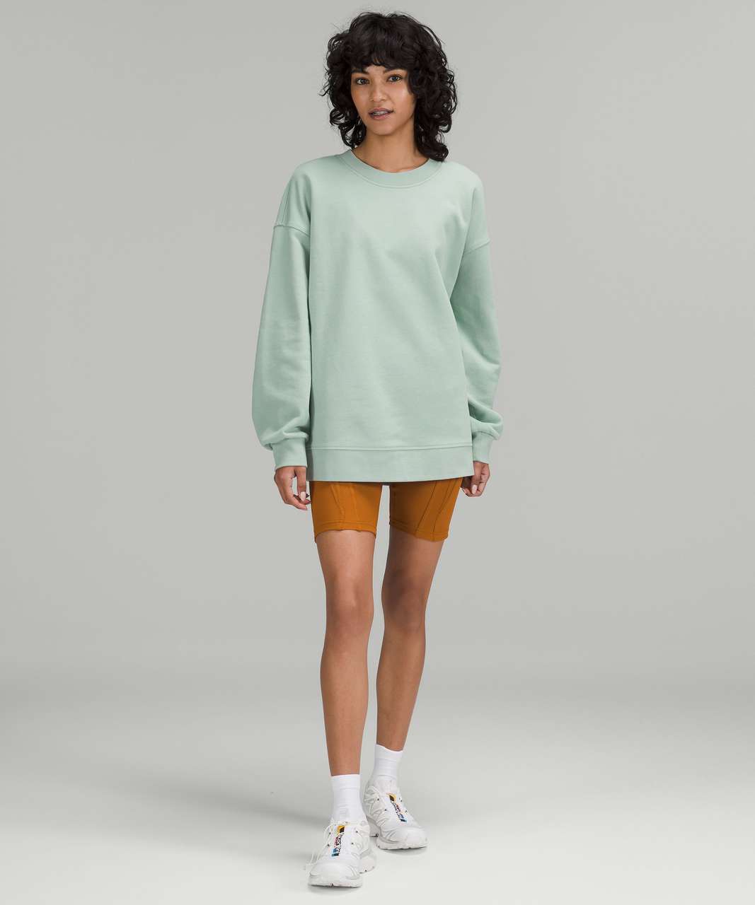 Lululemon Perfectly Oversized Crew - Silver Blue