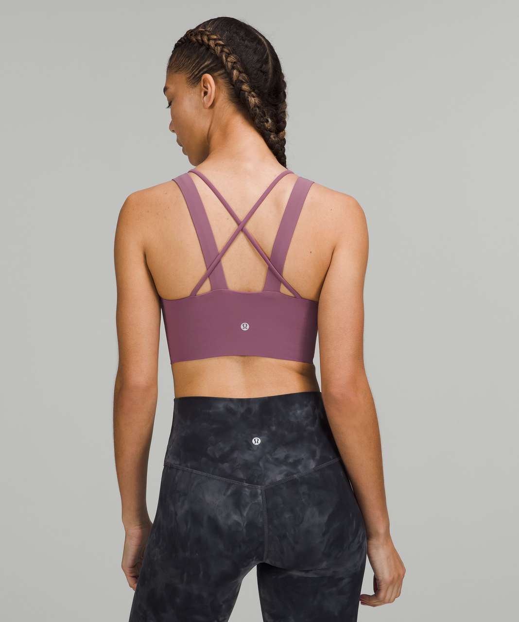 Lululemon Like a Cloud Longline Bra *Light Support, D/DD Cup - Vintage Plum