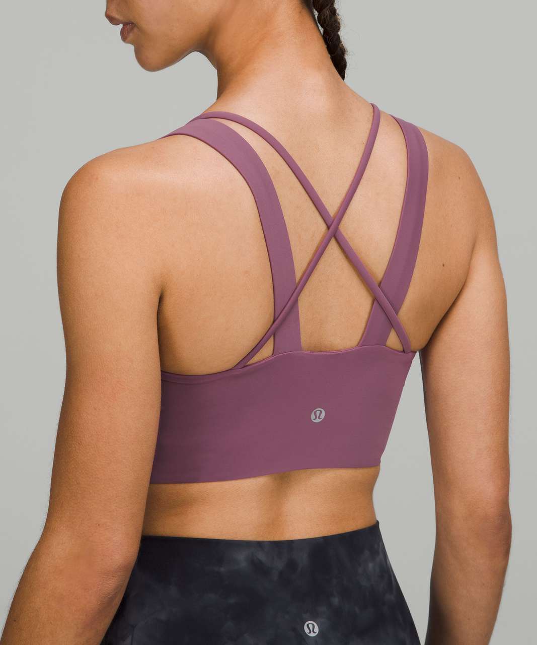 Lululemon Like a Cloud Longline Bra *Light Support, D/DD Cup - Vintage Plum