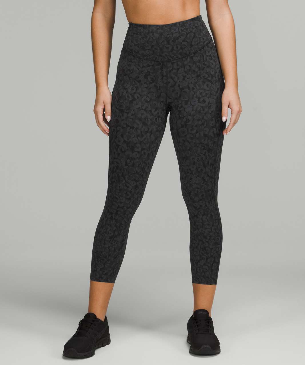 Lululemon Align High-Rise Crop 17 - Intertwined Camo Deep Coal Multi -  lulu fanatics