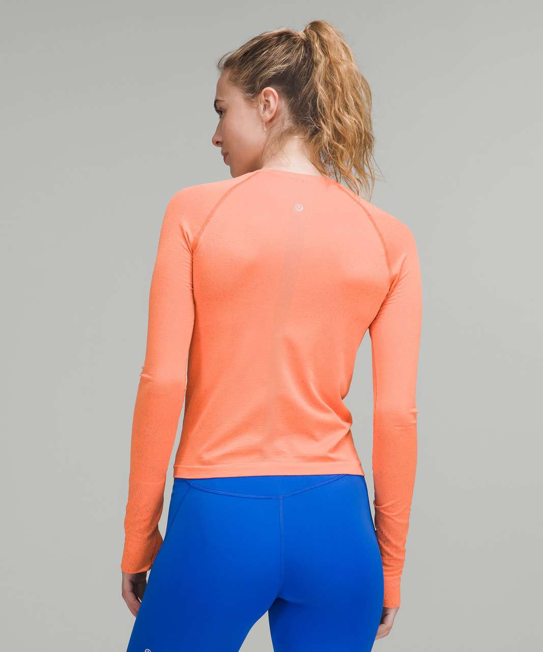 Lululemon Swiftly Tech Long Sleeve Shirt 2.0 *Race Length - Canyon Orange / Canyon  Orange - lulu fanatics