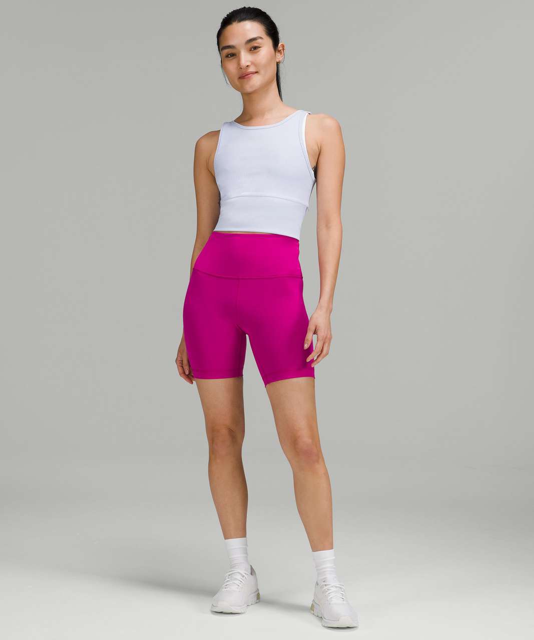 Lululemon Power Pivot Ribbed Tank Top - Pastel Blue