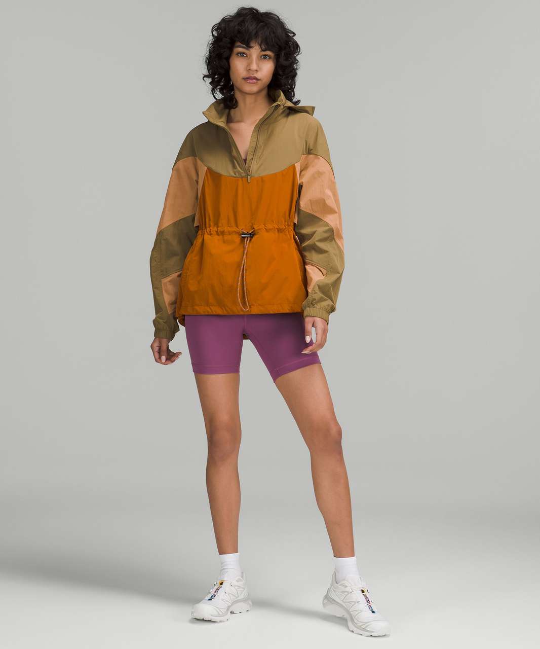 Lululemon Evergreen Anorak - Artifact / Warm Apricot / Butternut Brown