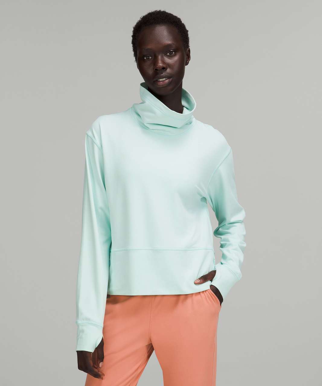 Lululemon Ready to Rulu Pullover - Delicate Mint