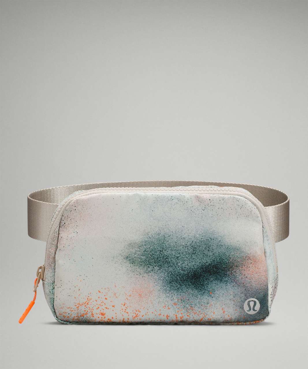 Lululemon Everywhere Belt Bag - Spray Camo Mini Silver Blue Multi / Dove Grey / Highlight Orange