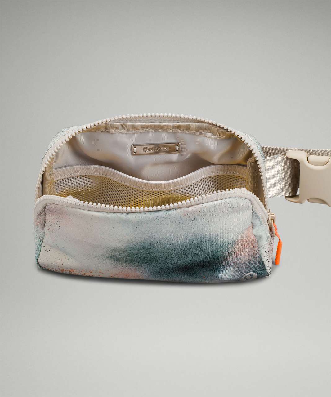 Lululemon Everywhere Belt Bag - Spray Camo Mini Silver Blue Multi / Dove Grey / Highlight Orange