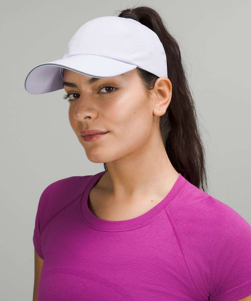 Lululemon Womens Fast and Free Ponytail Running Hat - Pastel Blue