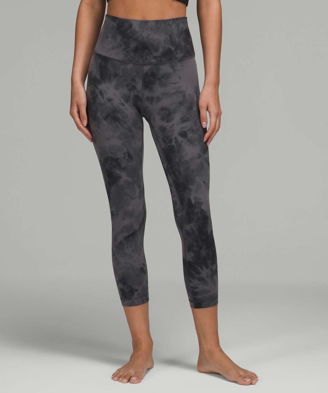 Lululemon Align High-Rise Crop 23" - Diamond Dye Pitch Grey Graphite Grey