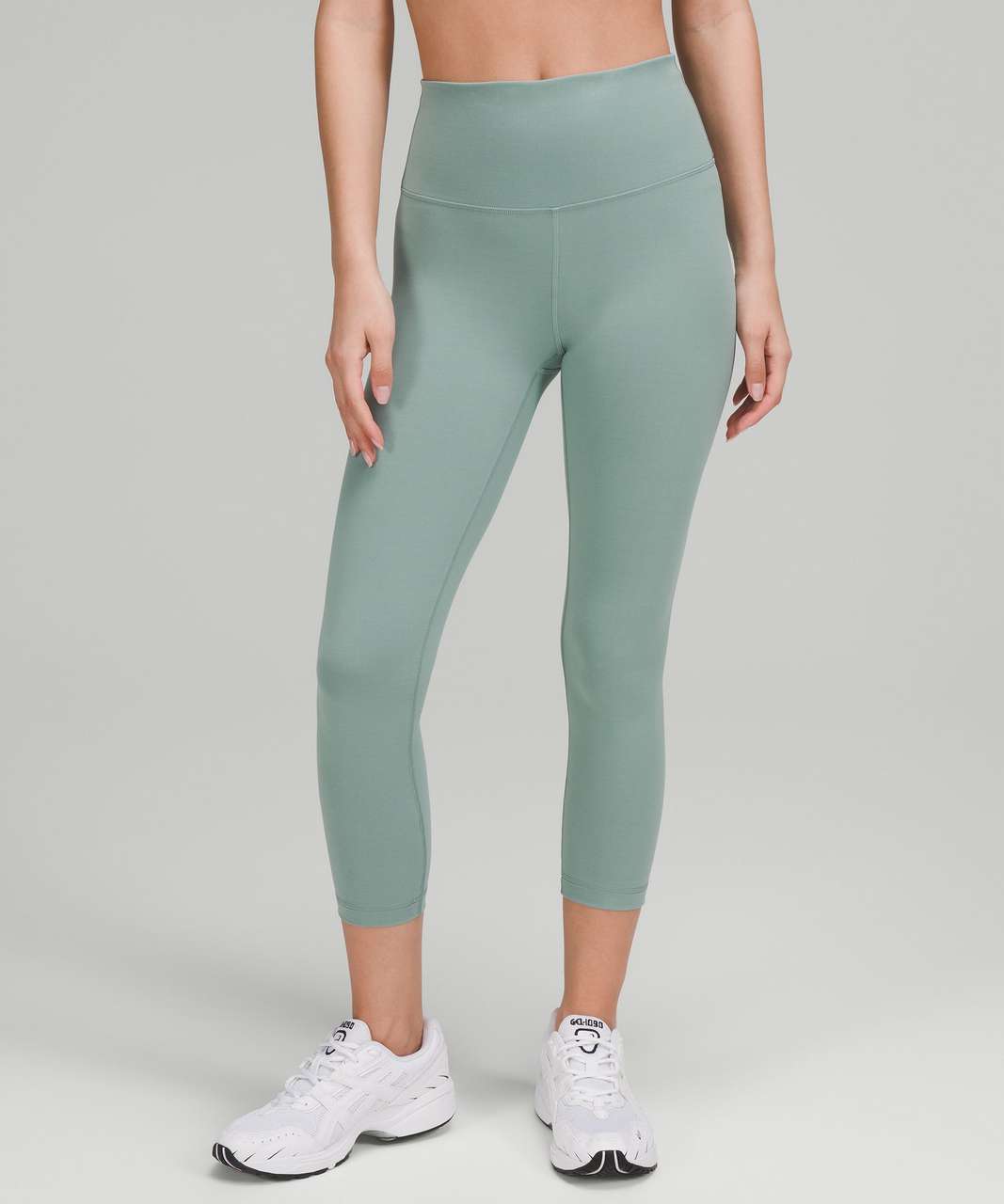 Obsessed with Misty Glade Wunder Train (8) and White Opal POCC (6)!  Heathered Rover Align Tank (8) underneath. Wish they'd offer more items in  all of these colors! : r/lululemon