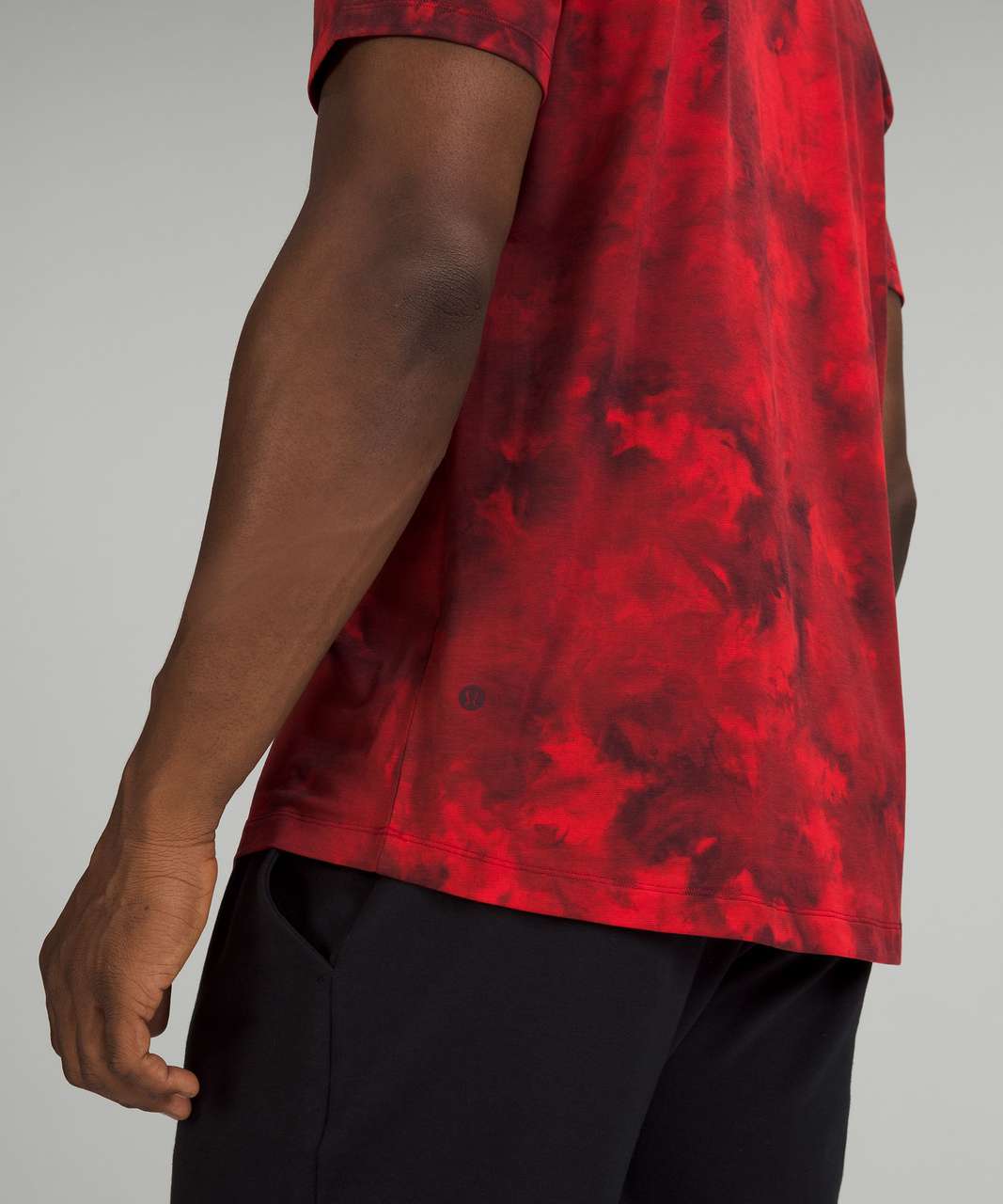 Lululemon Evolution Short Sleeve Polo Shirt - Tidal Dye Grenadine Red Cassis