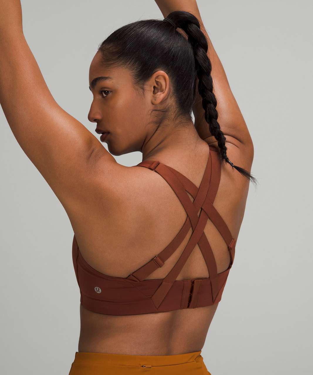 Sports Bra, High Support, Brown