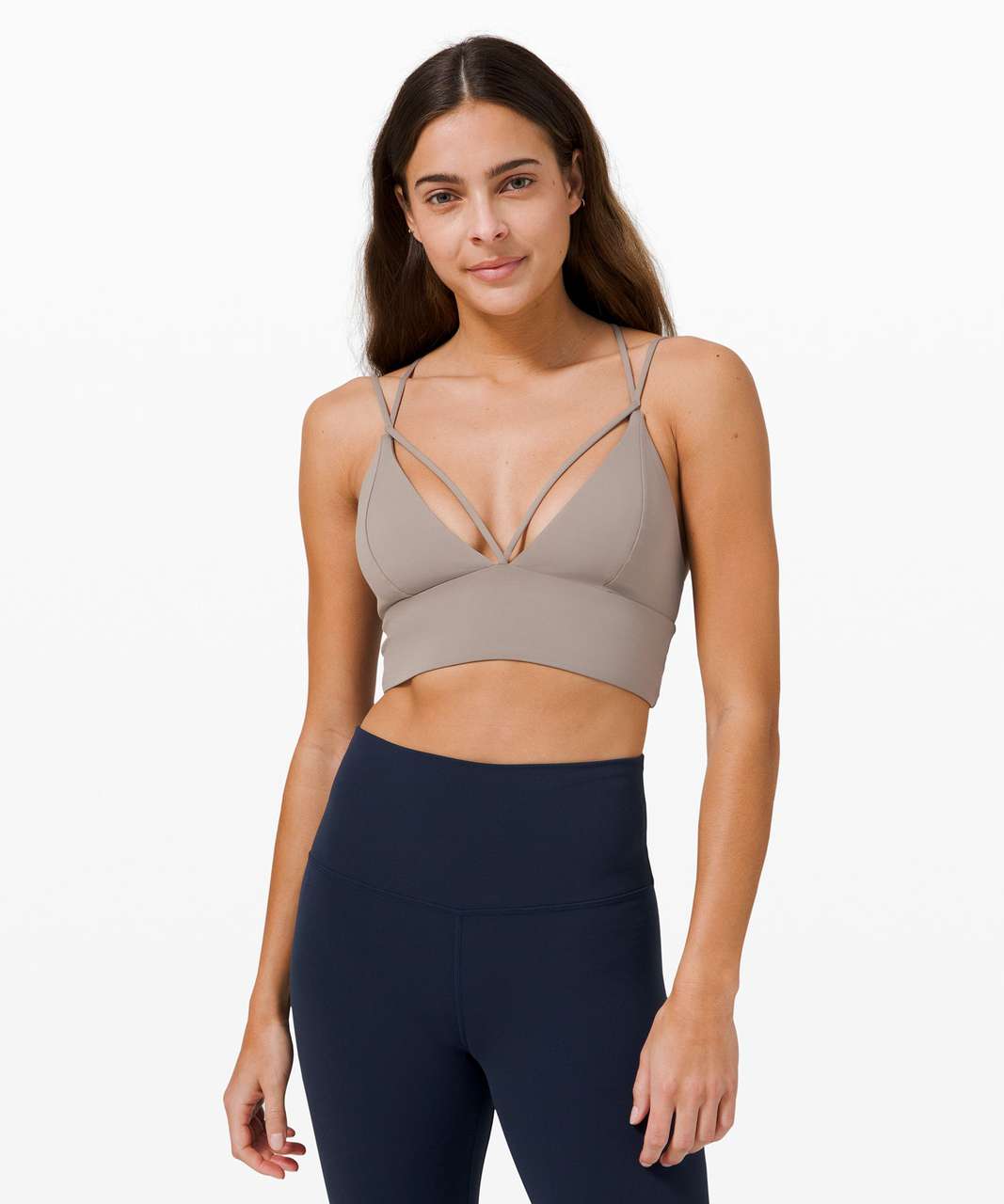 LULULEMON Awake to Lace Bra size:34B Black/Barely Beige