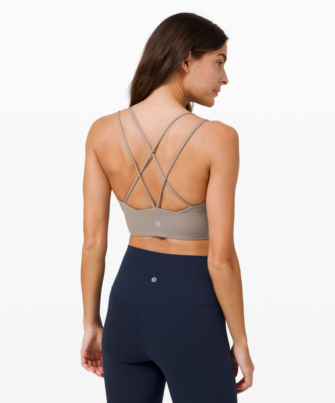 Lululemon Pushing Limits Bra *Light Support, A/B Cup - Carbon Dust ...