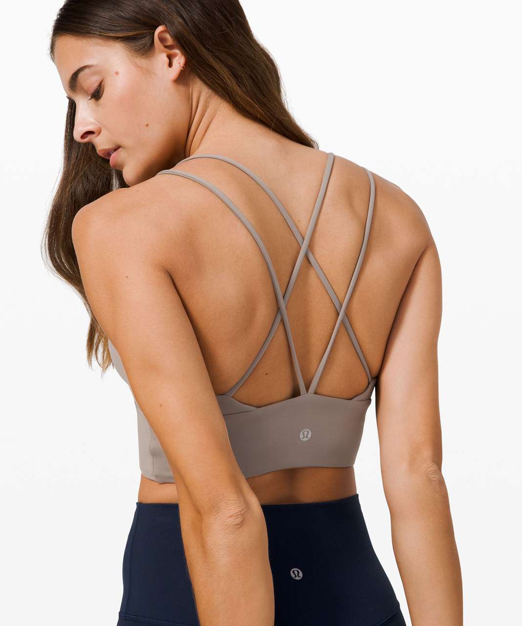 Lululemon Pushing Limits Bra *Light Support, A/B Cup - Carbon Dust - lulu  fanatics