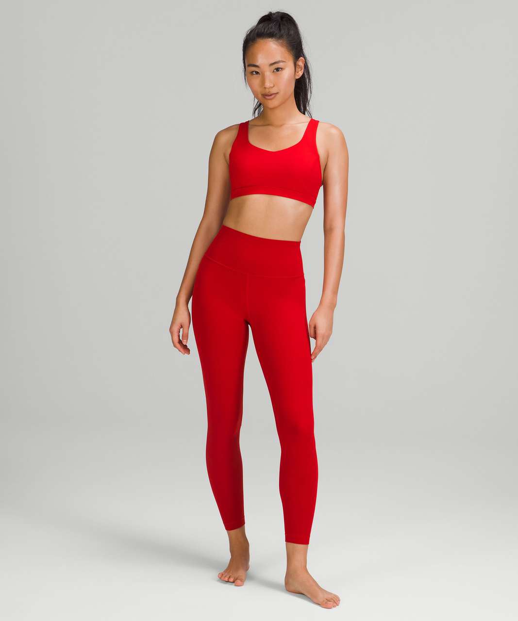 Outdoor run OOTD - Free To Be Serene Bra Dark Red (6) & Find Your Pace 3”  inch Shorts Dark Red (6) : r/lululemon