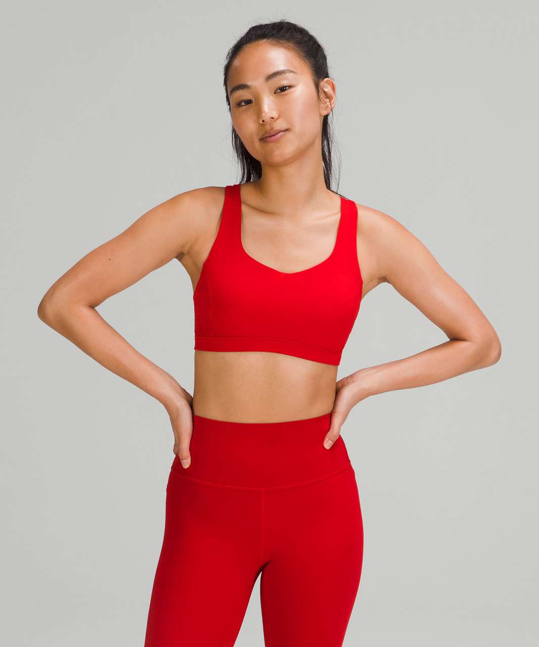 Outdoor run OOTD - Free To Be Serene Bra Dark Red (6) & Find Your Pace 3”  inch Shorts Dark Red (6) : r/lululemon