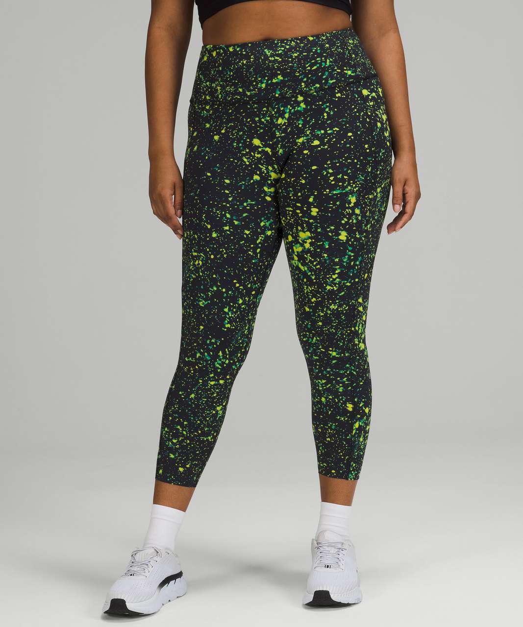 Lululemon Fast and Free High-Rise Crop 23" - Sparks Fly Multi