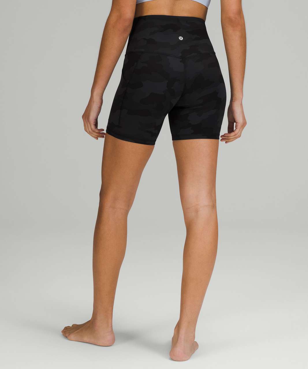 Lululemon Align High Rise Short 6 *Pockets - Black - lulu fanatics