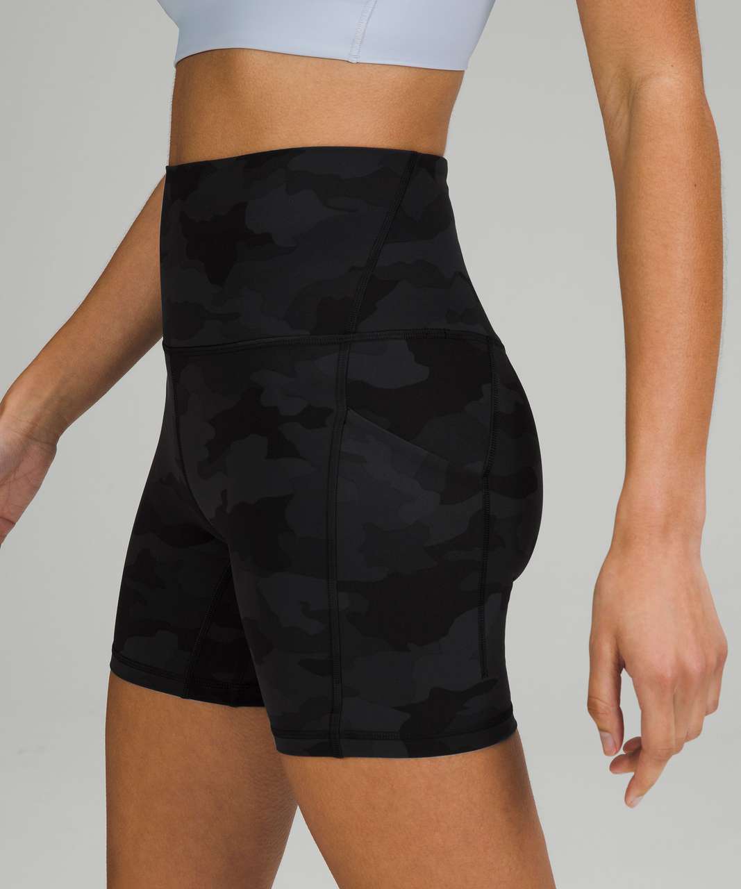 Lululemon Align High-Rise Short with Pockets 6 - Heritage 365 Camo Deep  Coal Multi - lulu fanatics