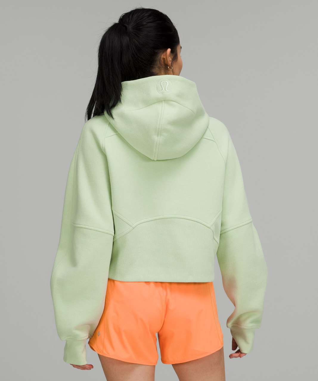 Lululemon Scuba Oversized Half-Zip Hoodie - Green Jasper - lulu fanatics