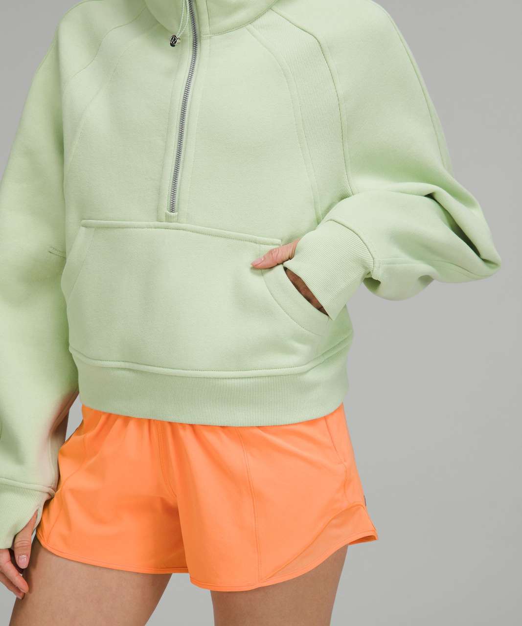 Lululemon Scuba Oversized Half-Zip Hoodie - Creamy Mint