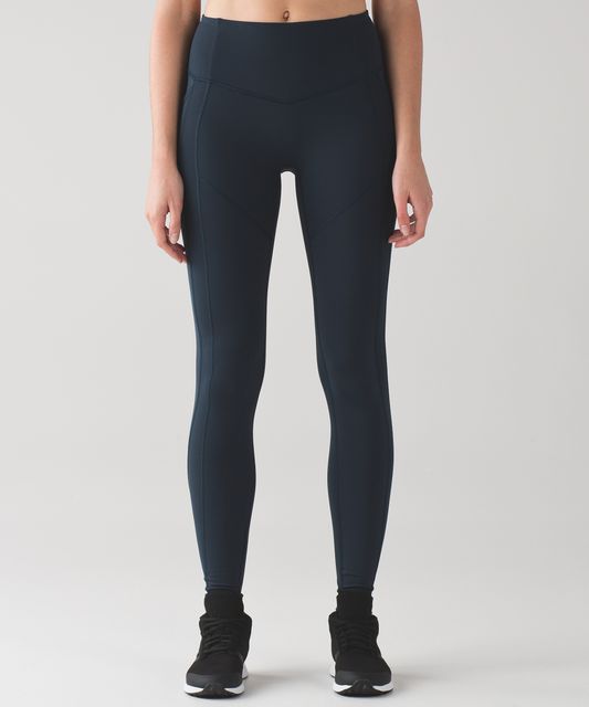 lululemon athletica, Pants & Jumpsuits, Lululemon All The Right Places  Legging Size 8 Navy Blue Snakeskin