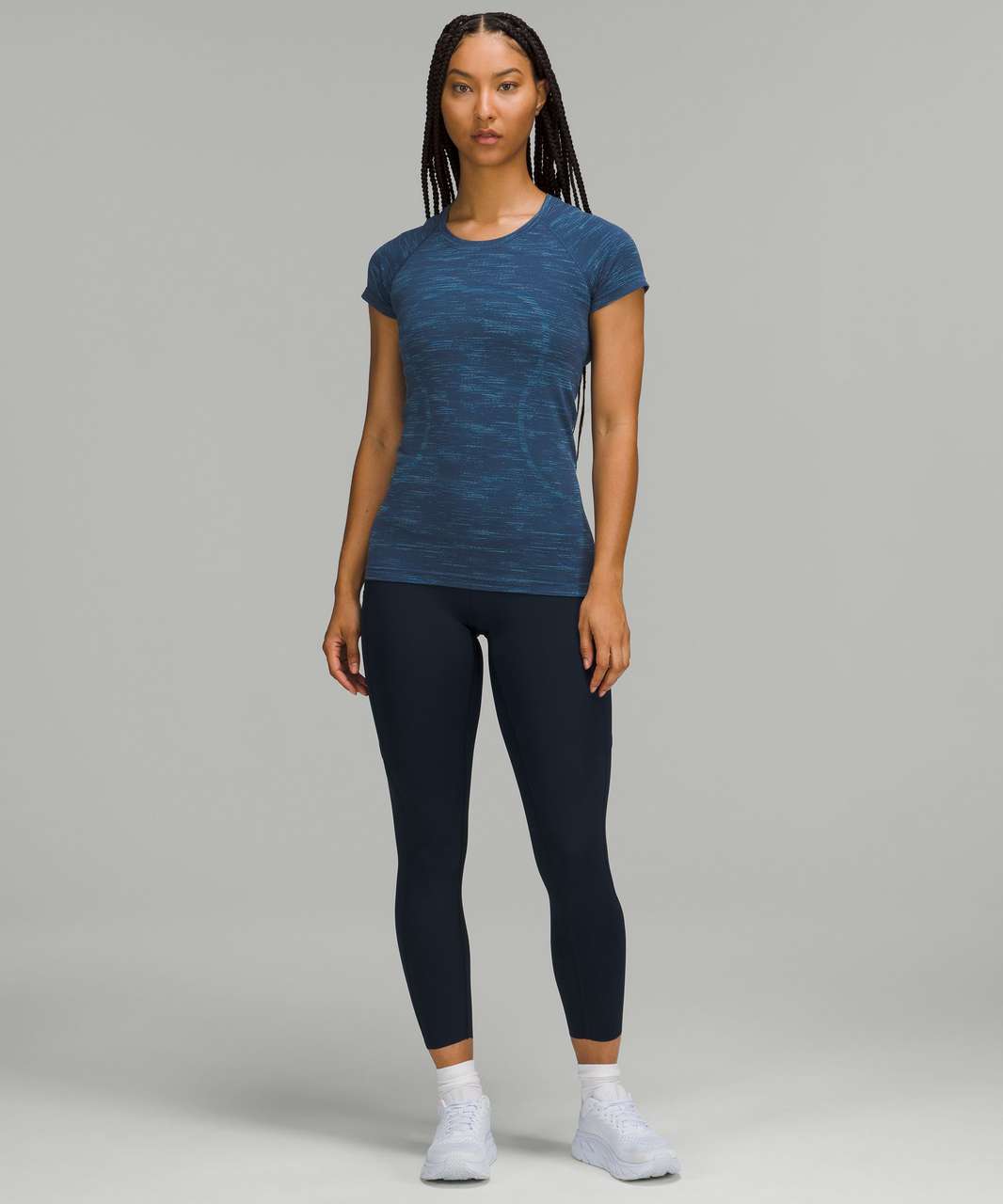 lululemon SWIFTLY TECH SHORT-SLEEVE 2.0 - Sports T-shirt - poolside poolside/blue  - Zalando.de