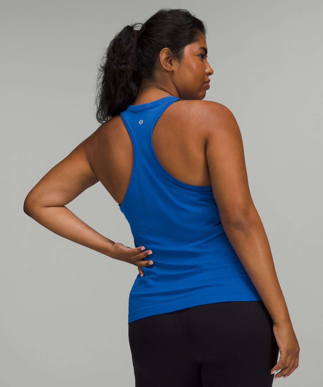 New spotted in store! A Swiftly Racerback Tank *Race in Symphony Blue! : r/ lululemon