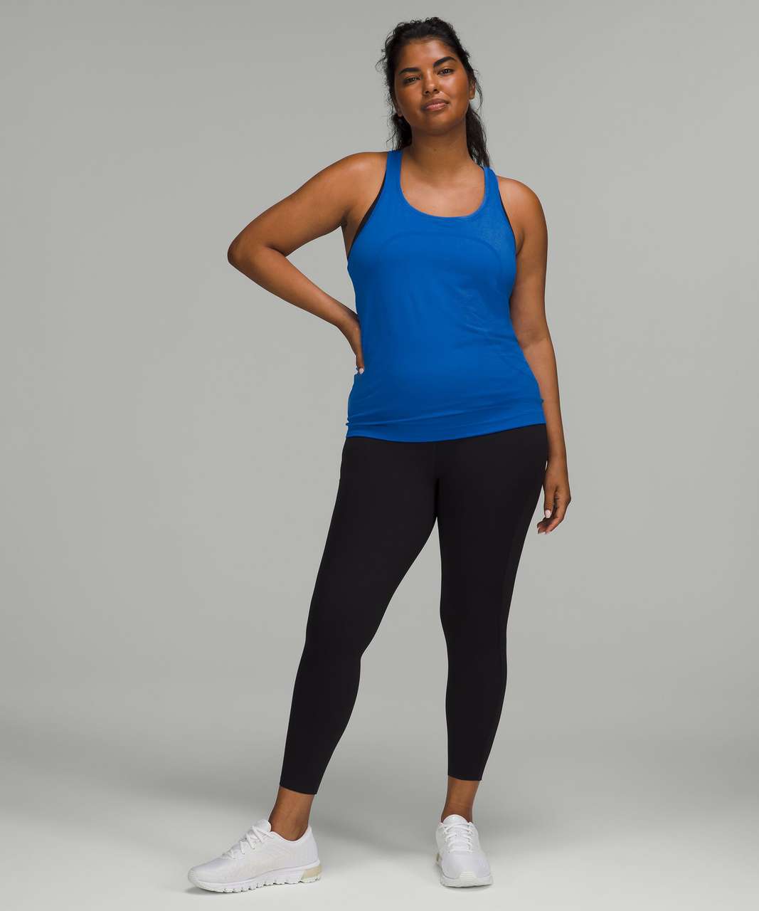 Lululemon Train to Be Tank Top - Blazer Blue Tone / Blazer Blue