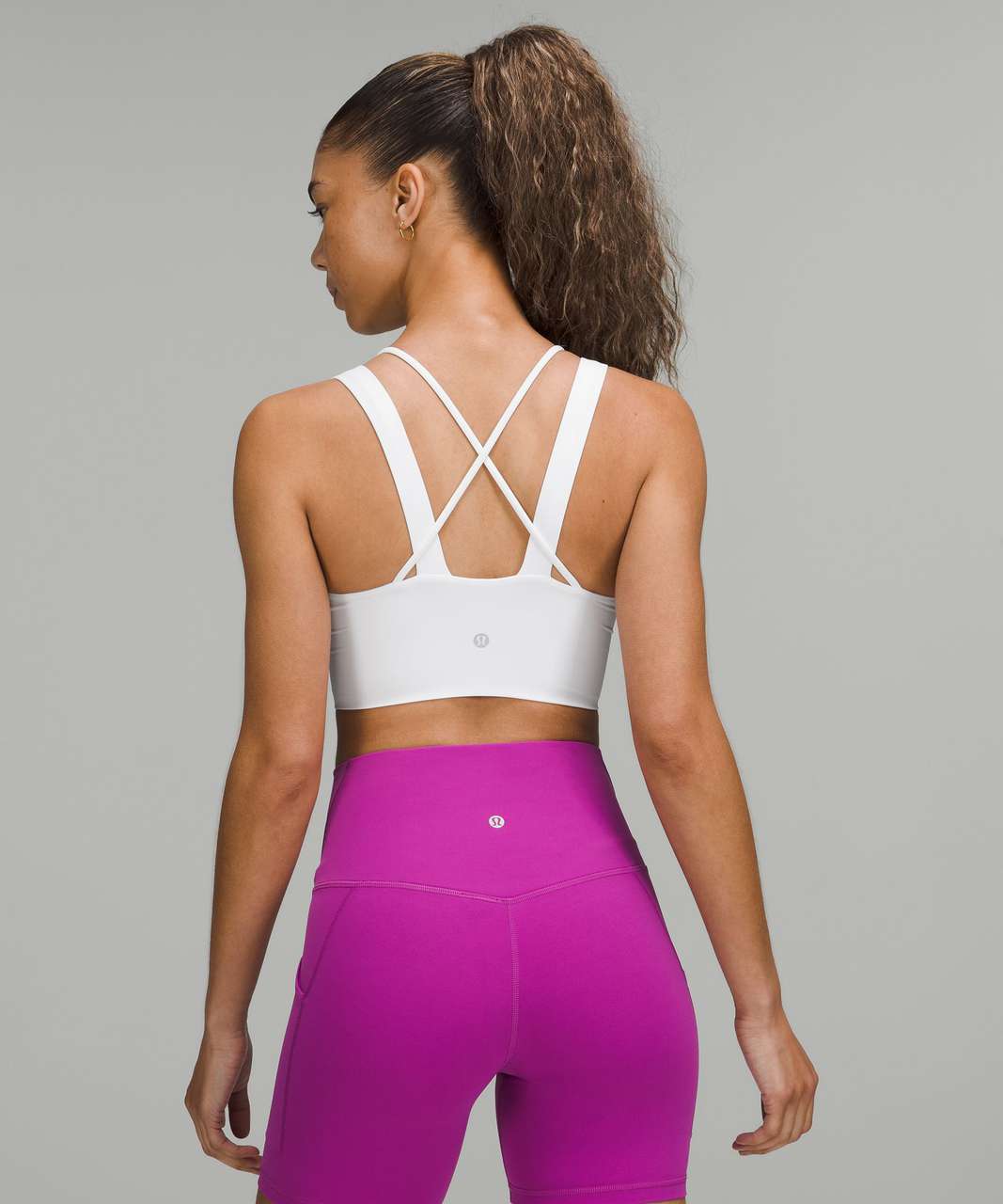 Lululemon Like a Cloud Longline Bra *Light Support, D/DD Cup - White