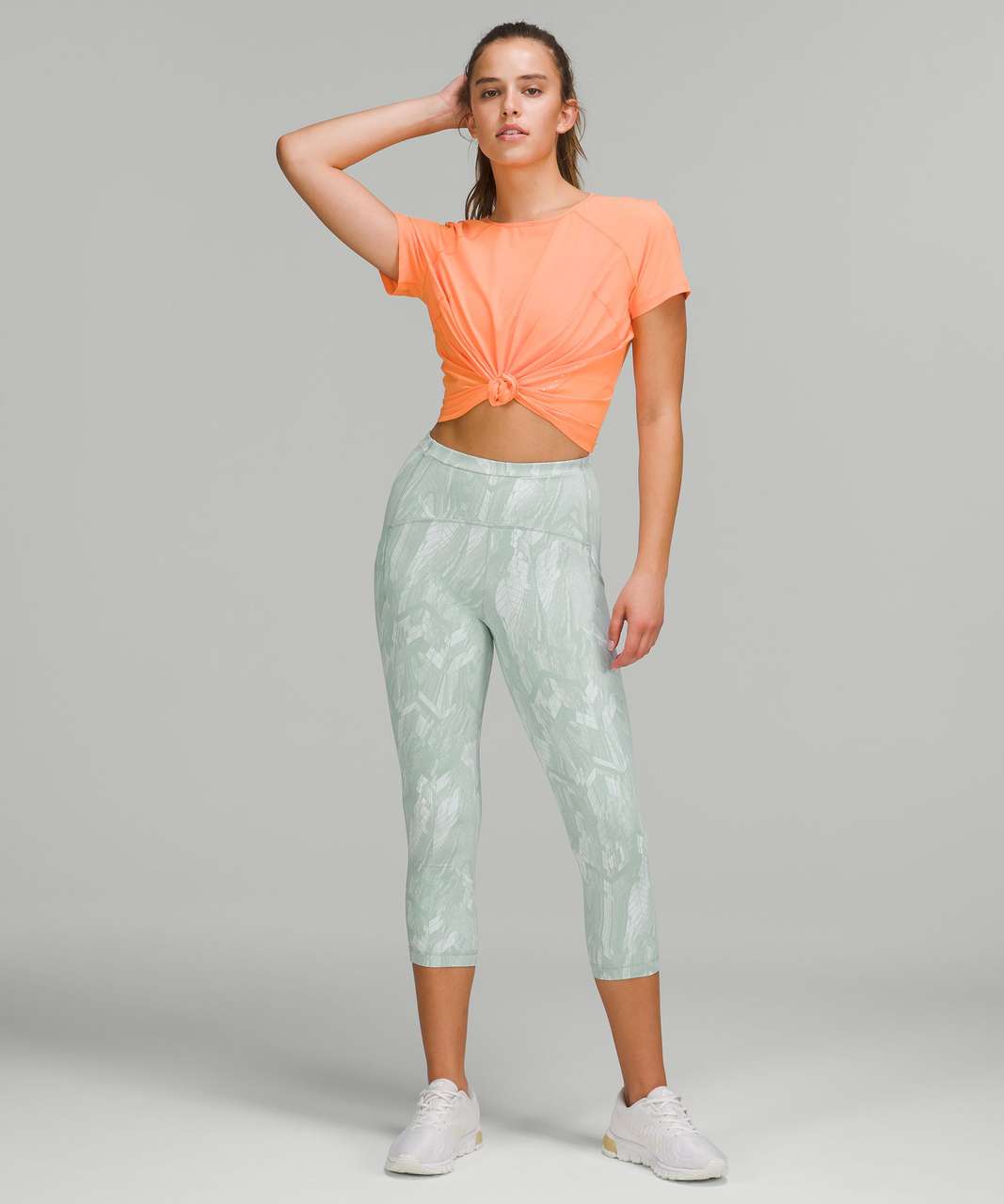 Lululemon Swift Speed High-Rise Crop 21 - Reverberate Chevron