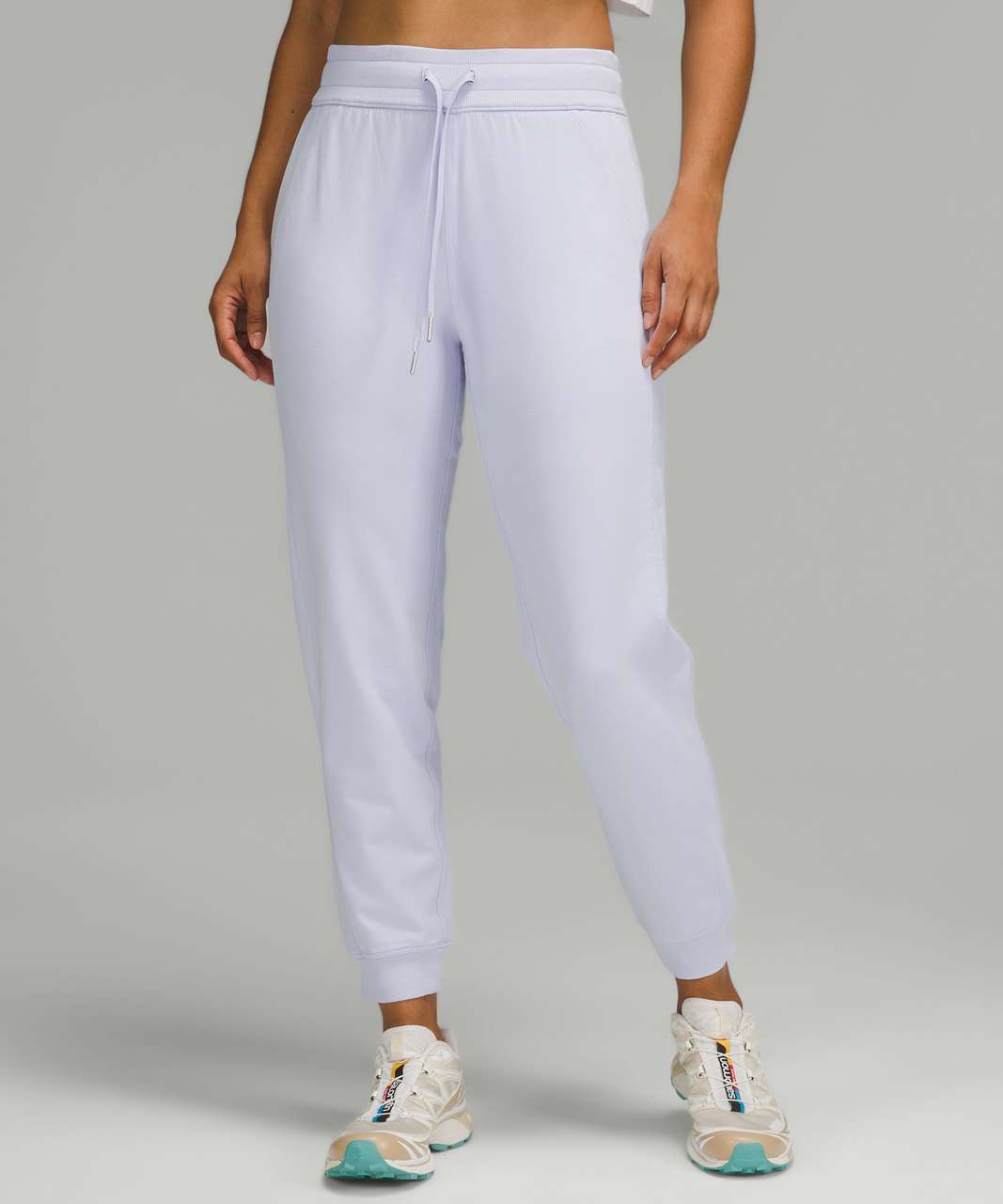 Lululemon Scuba High-Rise French Terry Jogger - Pastel Blue - lulu fanatics