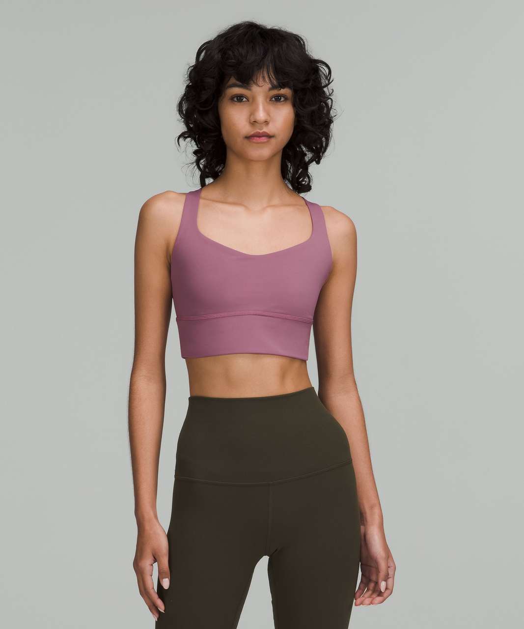 Lululemon Run Times Bra Size 34E High Support Arctic Plum ARCP 26442