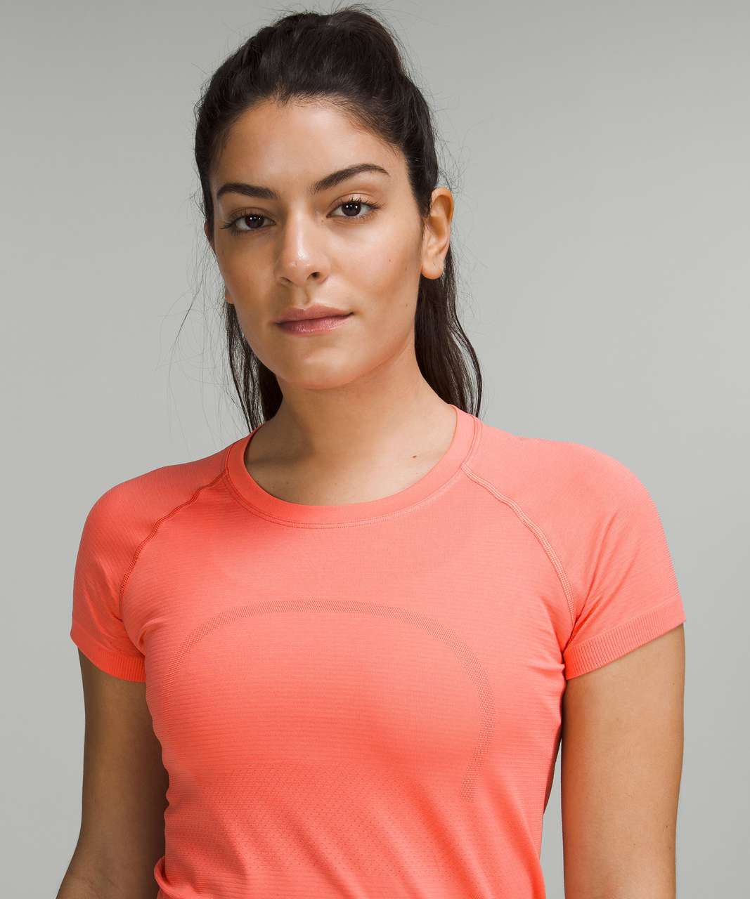 Lululemon Swiftly Tech Short Sleeve Shirt 2.0 *Race Length - Raspberry Cream  / Raspberry Cream - lulu fanatics