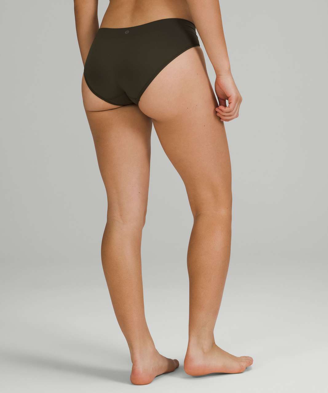 Lululemon Seamless Mid-Rise Bikini Underwear - Dark Olive - lulu