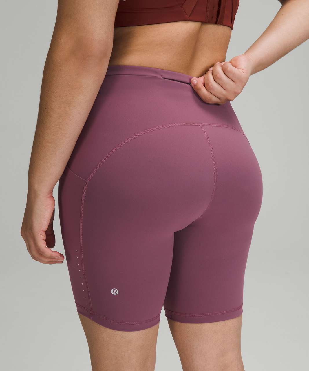 Lululemon Swift Speed High-Rise Short 8" - Vintage Plum